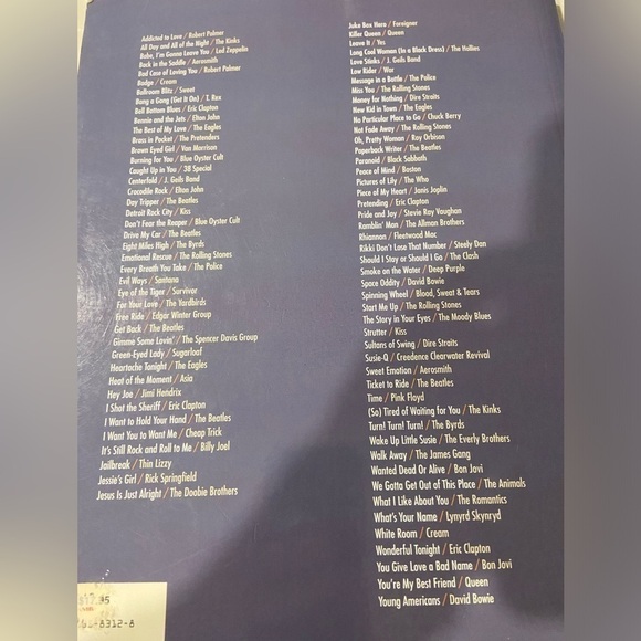 Rock Classics The Book By Hal Leonard - Picture 13 of 16